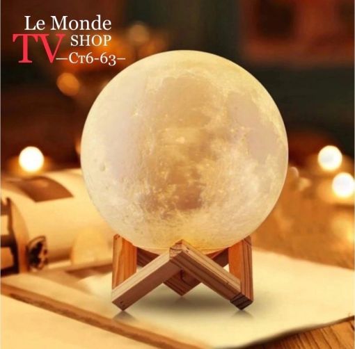 Ночник-светильник с пультом 3D Moon Light 13 см🔻 САДОВОД официальный интернет-каталог