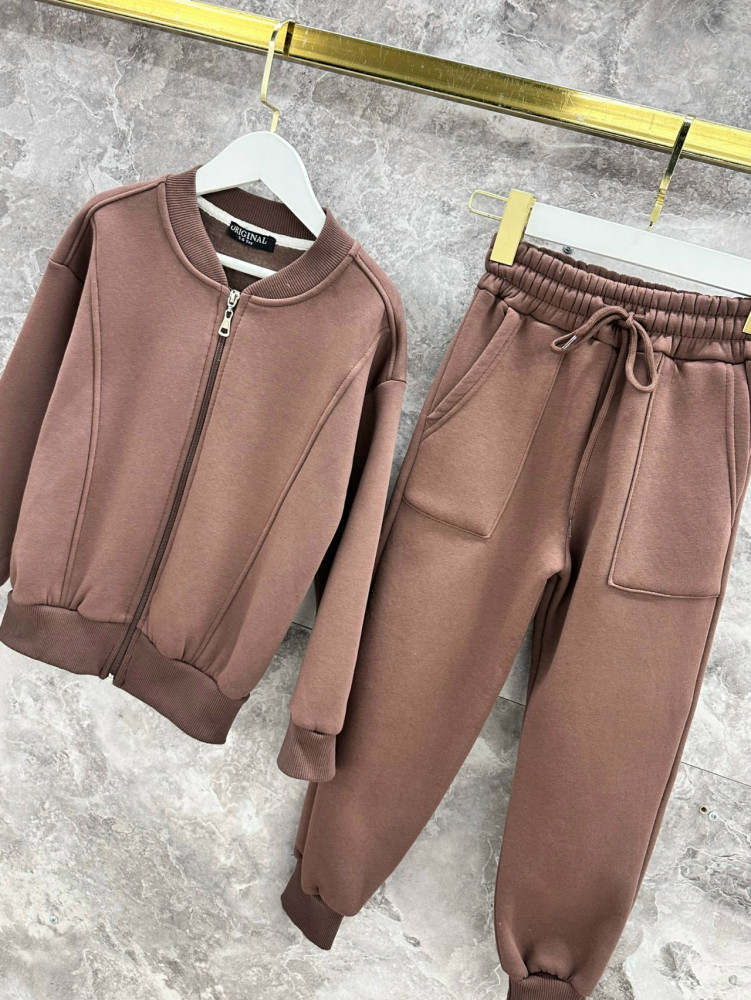 Купить Детский костюм коричневый оптом Садовод Интернет-каталог Садовод интернет-каталог