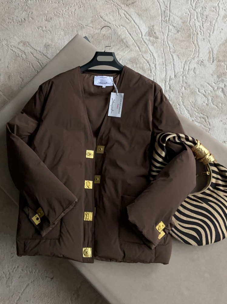 Купить Куртка женская коричневая оптом Садовод Интернет-каталог Садовод интернет-каталог