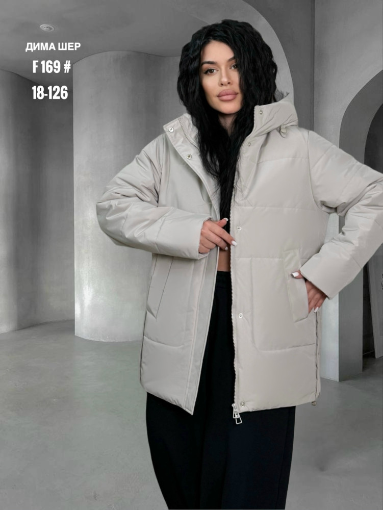 Купить Куртка женская светло-серая оптом Садовод Интернет-каталог Садовод интернет-каталог
