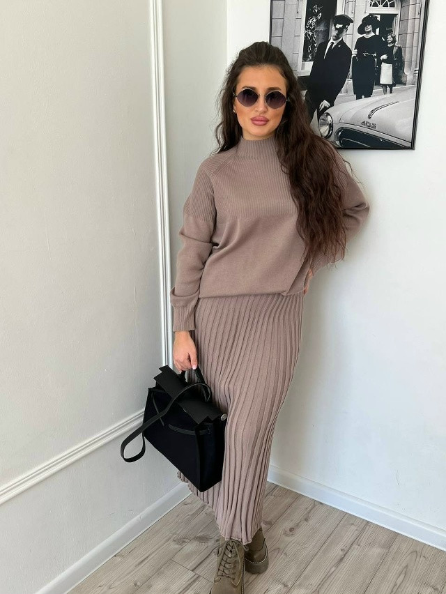 Купить Женский костюм коричневый оптом Садовод Интернет-каталог Садовод интернет-каталог