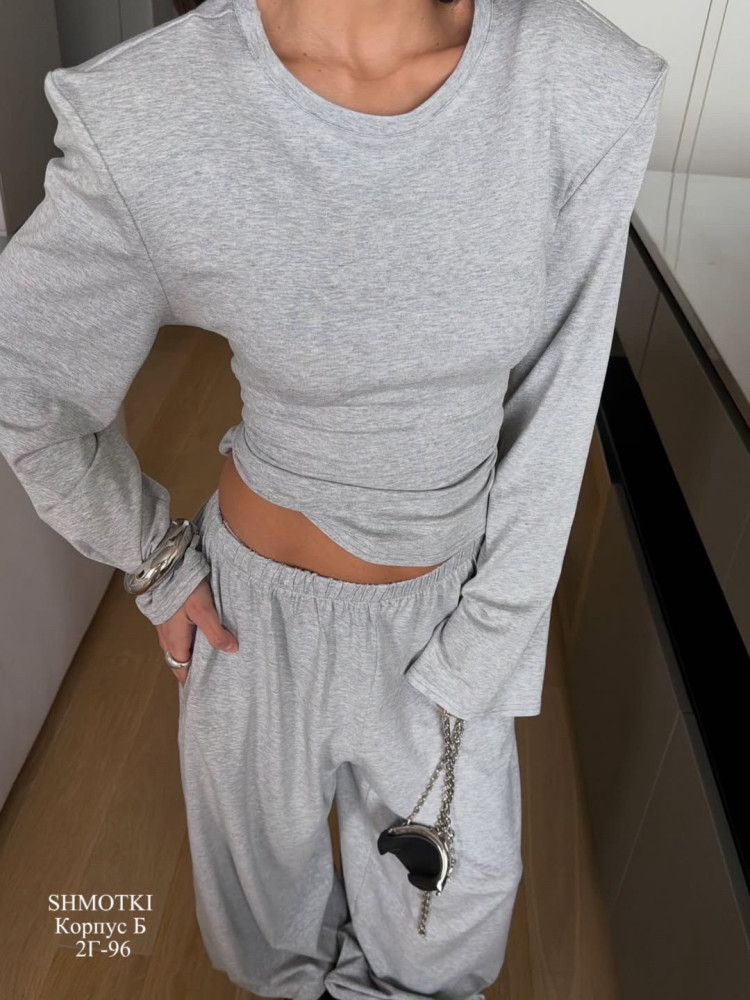 Купить Женский костюм серый оптом Садовод Интернет-каталог Садовод интернет-каталог