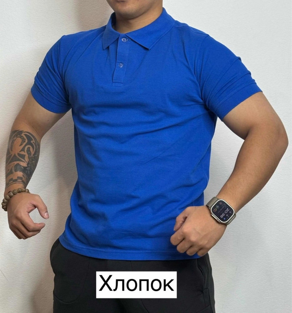 Купить Мужская футболка синяя оптом Садовод Интернет-каталог Садовод интернет-каталог