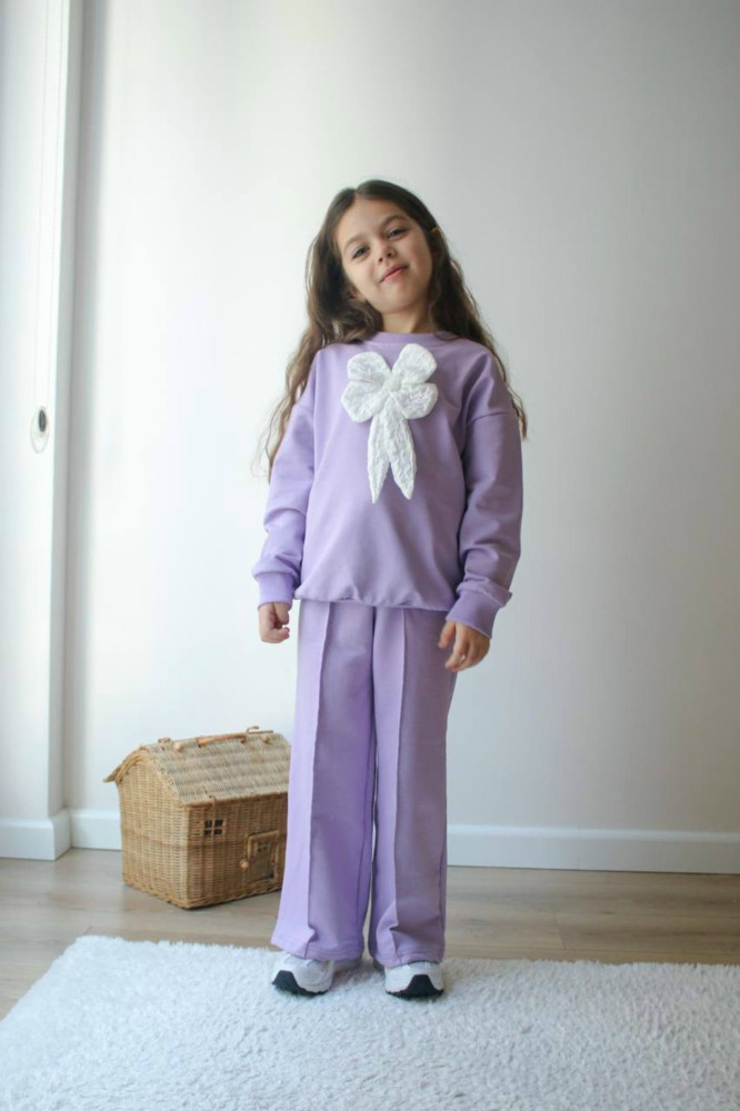 Купить Детский костюм сиреневый оптом Садовод Интернет-каталог Садовод интернет-каталог