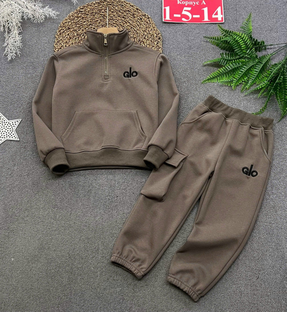 Купить Детский костюм коричневый оптом Садовод Интернет-каталог Садовод интернет-каталог