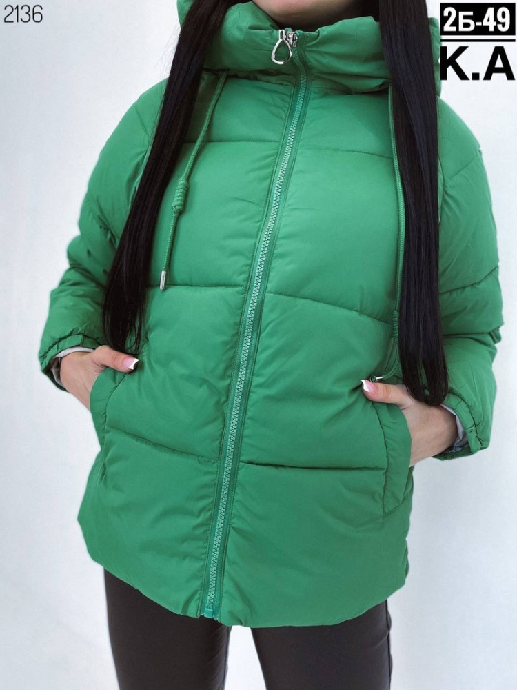 Купить Куртка женская зеленая оптом Садовод Интернет-каталог Садовод интернет-каталог