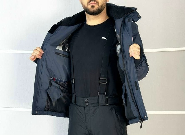 Купить Куртка мужская синяя оптом Садовод Интернет-каталог Садовод интернет-каталог