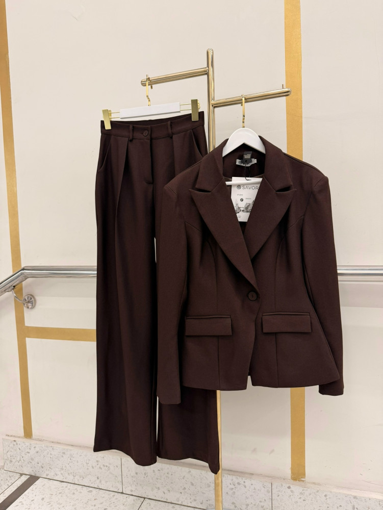 Купить Женский костюм коричневый оптом Садовод Интернет-каталог Садовод интернет-каталог