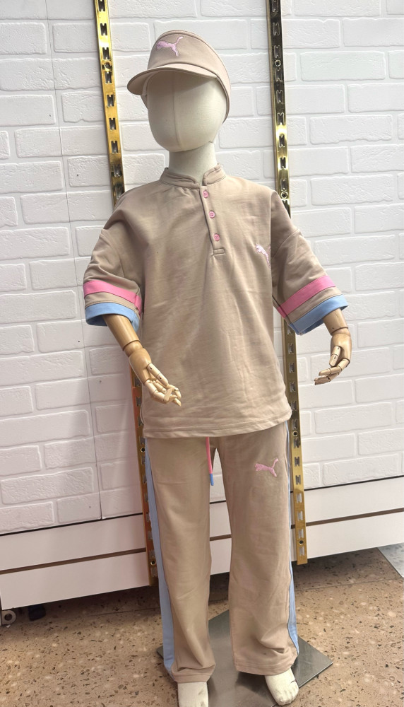 Купить Детский костюм бежевый оптом Садовод Интернет-каталог Садовод интернет-каталог