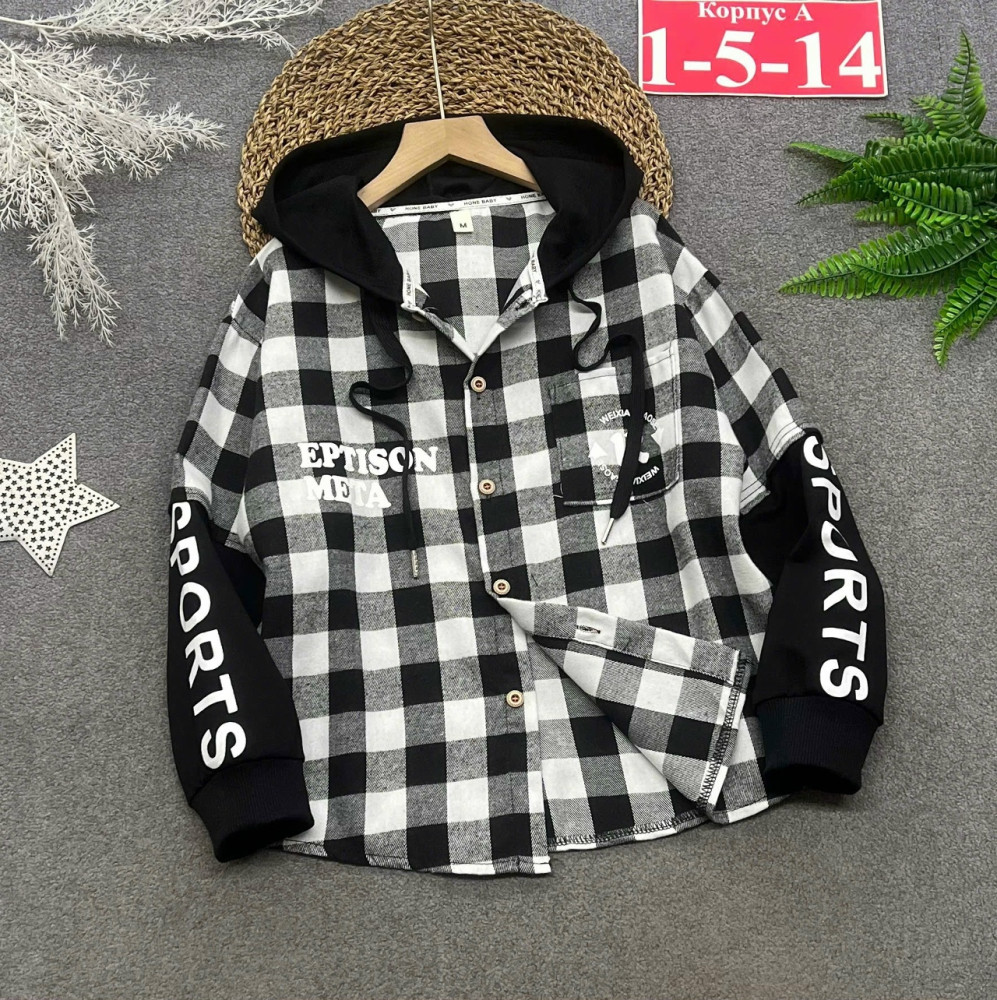 Купить Детская рубашка темно-серая оптом Садовод Интернет-каталог Садовод интернет-каталог