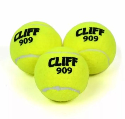 Мяч теннисный CLIFF 909 3шт. (пакет с подвесом) САДОВОД БАЗА