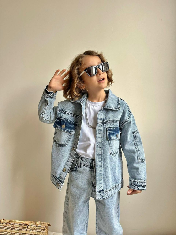 Купить Детский костюм синий оптом Садовод Интернет-каталог Садовод интернет-каталог