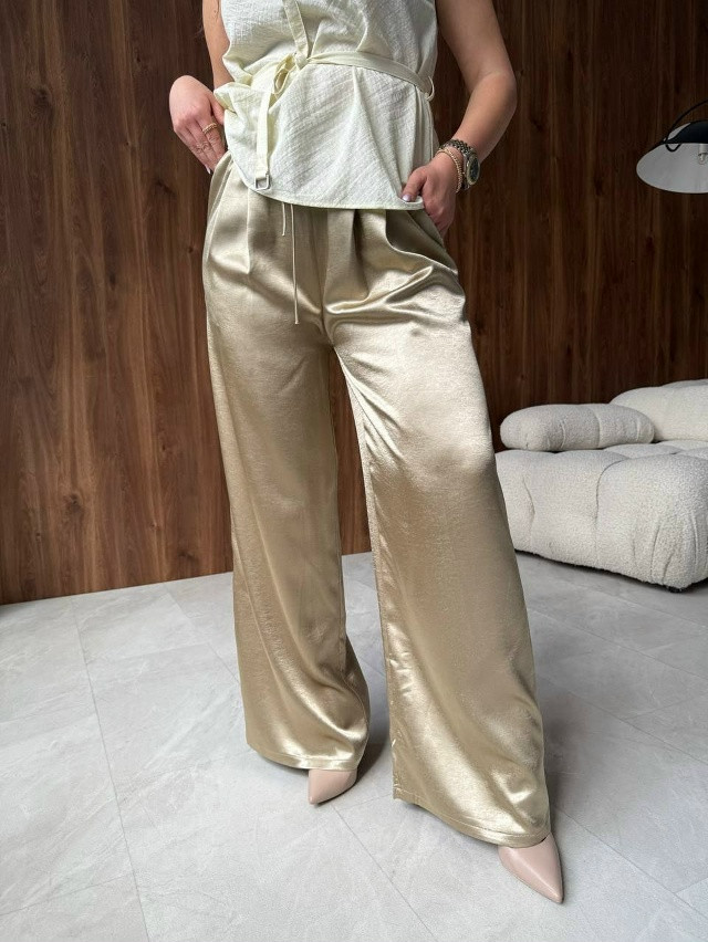 Купить Женские брюки золотистые оптом Садовод Интернет-каталог Садовод интернет-каталог
