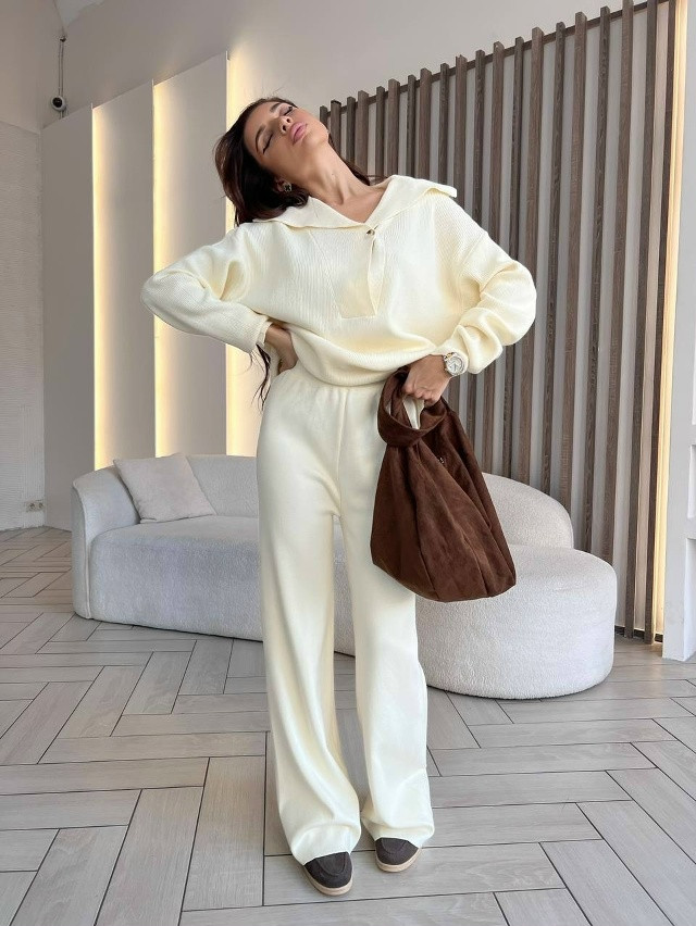 Купить Женский костюм молочный оптом Садовод Интернет-каталог Садовод интернет-каталог