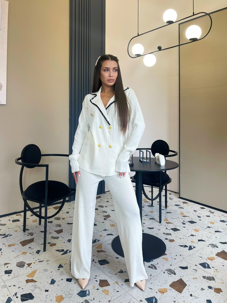 Купить Женский костюм белый оптом Садовод Интернет-каталог Садовод интернет-каталог