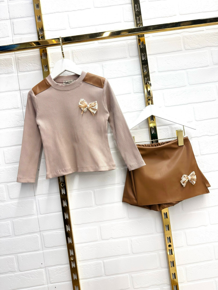 Купить Детский костюм коричневый оптом Садовод Интернет-каталог Садовод интернет-каталог