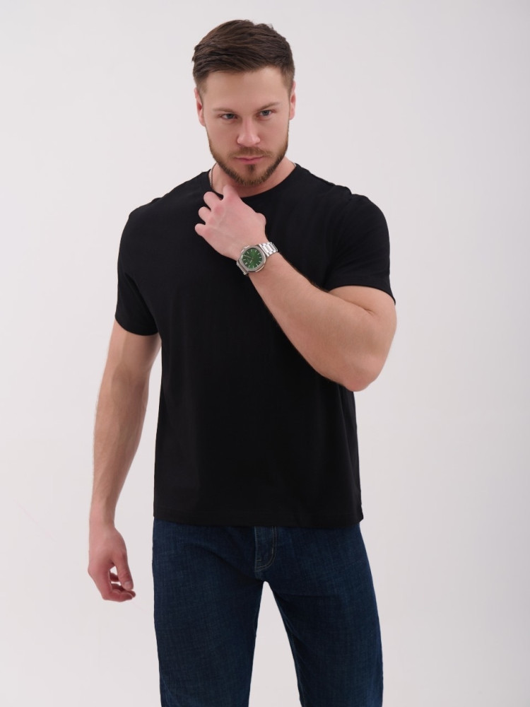 Купить Мужская футболка черная оптом Садовод Интернет-каталог Садовод интернет-каталог