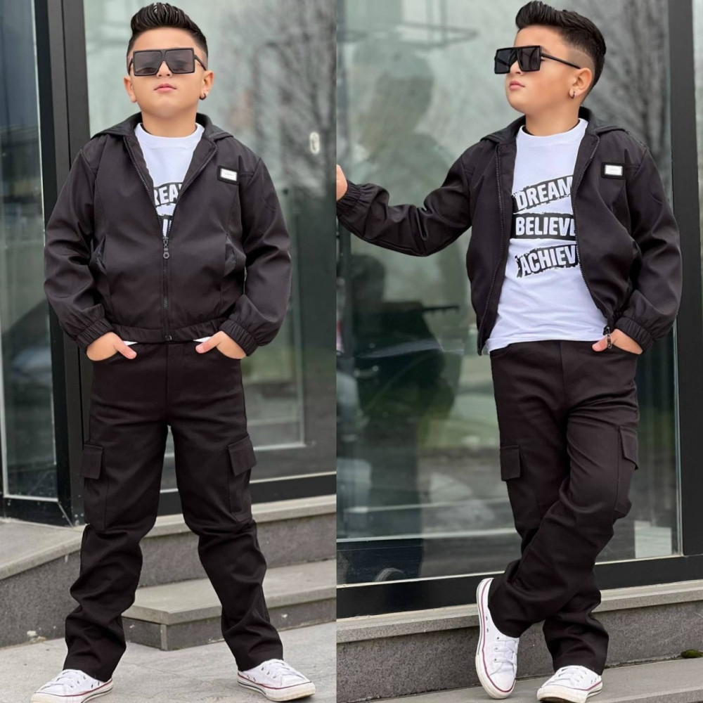 Купить Детский костюм черный оптом Садовод Интернет-каталог Садовод интернет-каталог