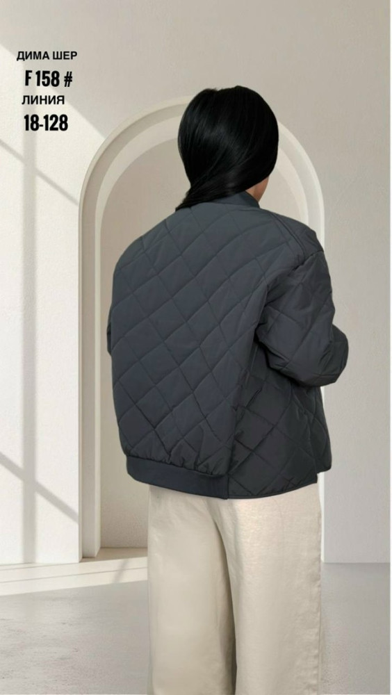 Купить Куртка женская темно-серая оптом Садовод Интернет-каталог Садовод интернет-каталог