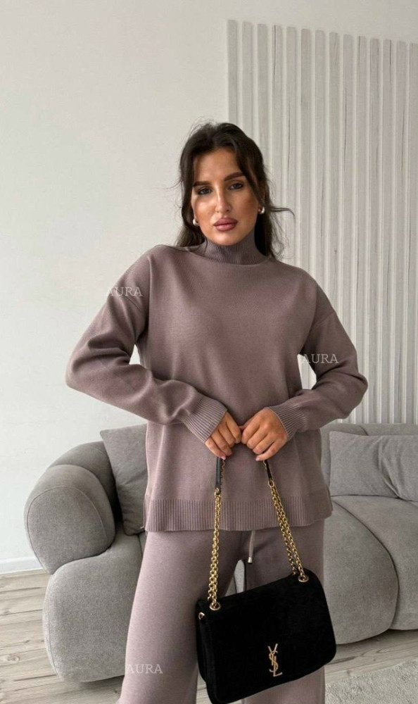 Купить Женский костюм коричневый оптом Садовод Интернет-каталог Садовод интернет-каталог