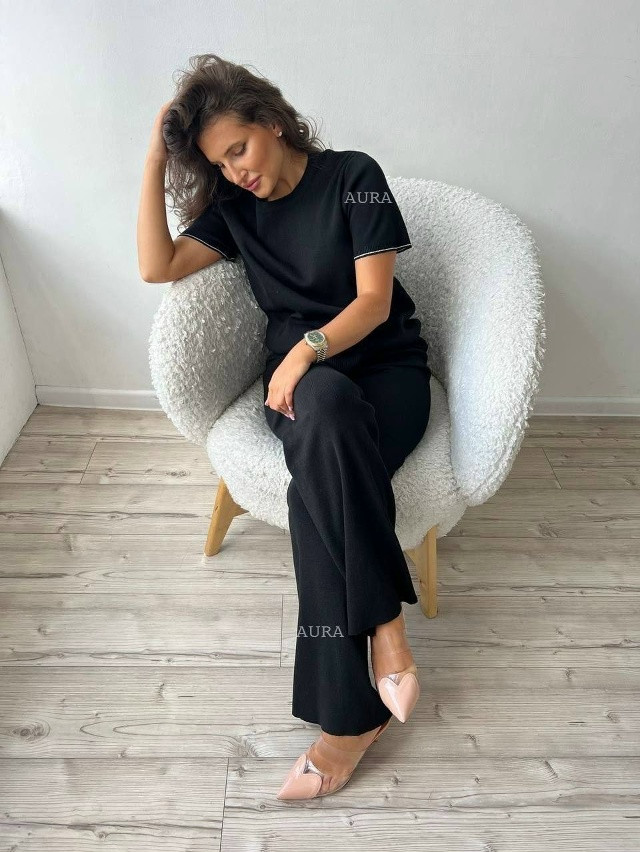 Купить Женский костюм черный оптом Садовод Интернет-каталог Садовод интернет-каталог