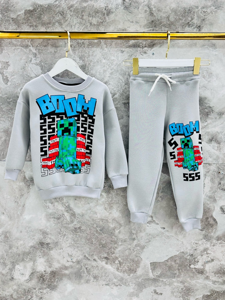 Купить Детский костюм серый оптом Садовод Интернет-каталог Садовод интернет-каталог