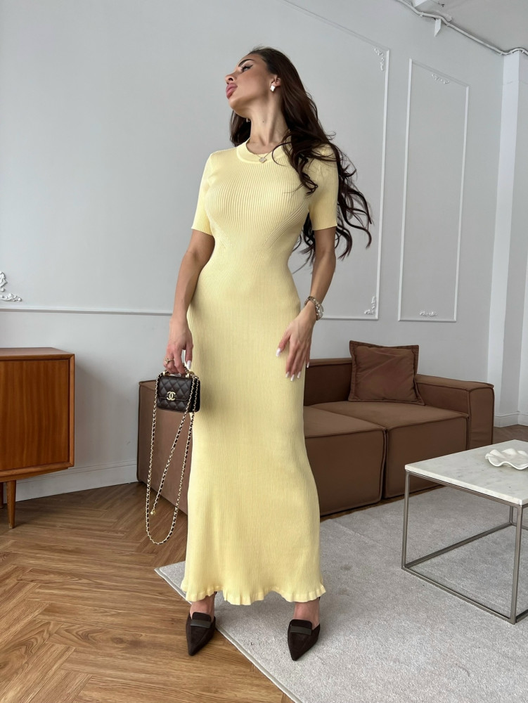 Купить Платье желтое оптом Садовод Интернет-каталог Садовод интернет-каталог