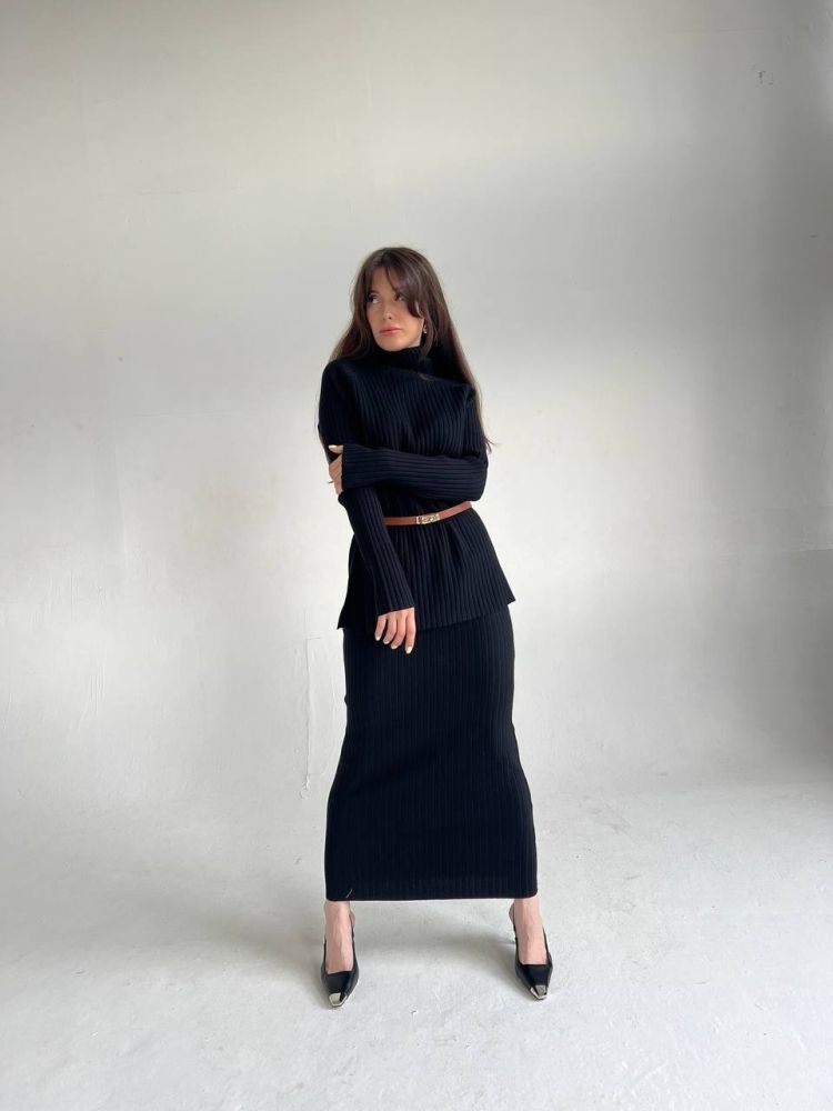 Купить Женский костюм черный оптом Садовод Интернет-каталог Садовод интернет-каталог