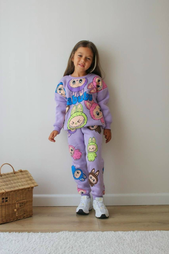 Купить Детский костюм сиреневый оптом Садовод Интернет-каталог Садовод интернет-каталог