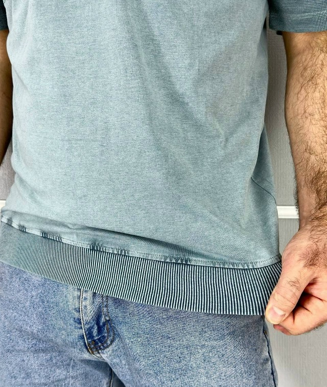 Купить Мужская футболка голубая оптом Садовод Интернет-каталог Садовод интернет-каталог