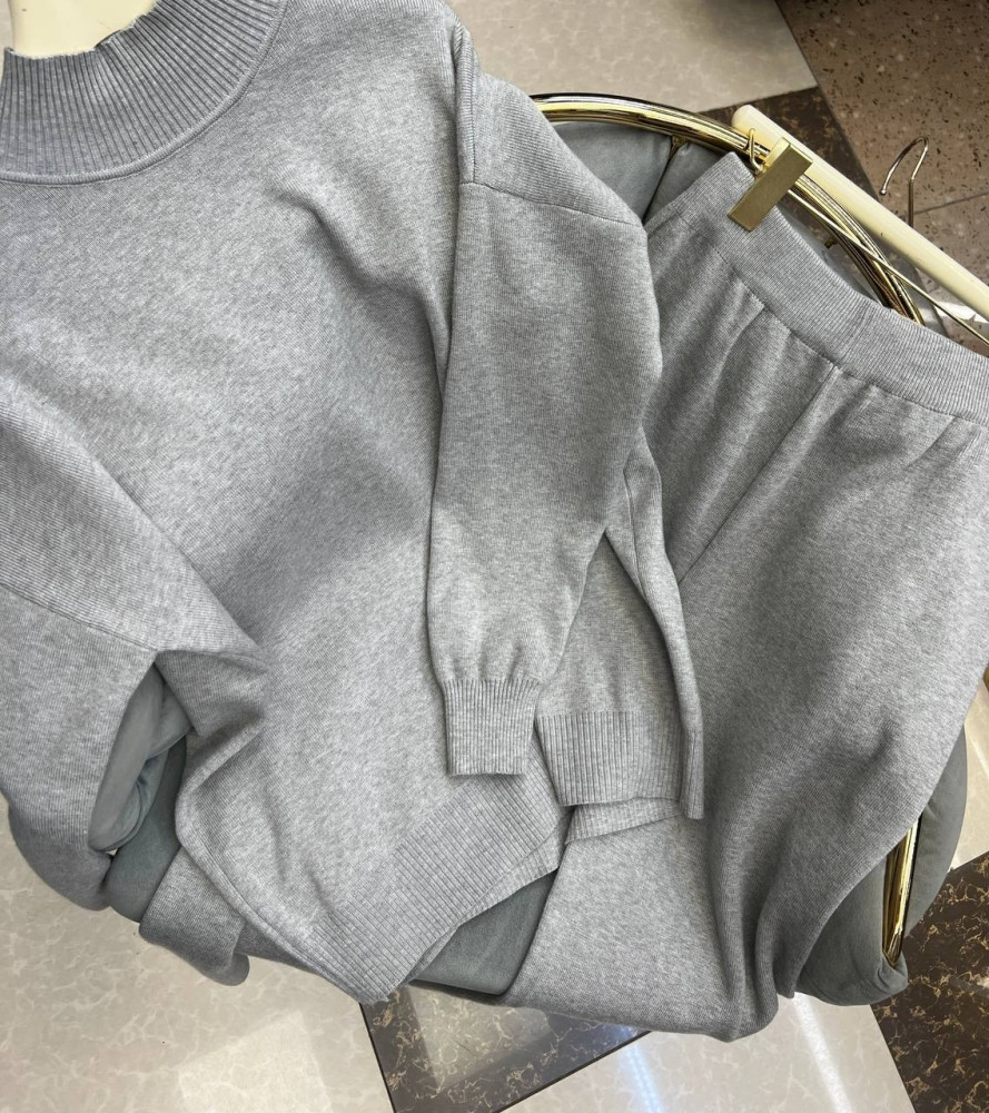 Купить Женский костюм серый оптом Садовод Интернет-каталог Садовод интернет-каталог