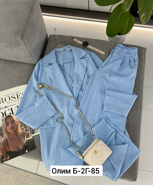 Купить Женский костюм голубой оптом Садовод Интернет-каталог Садовод интернет-каталог