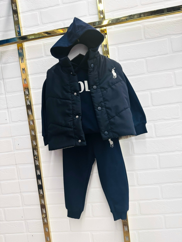 Купить Детский костюм синий оптом Садовод Интернет-каталог Садовод интернет-каталог