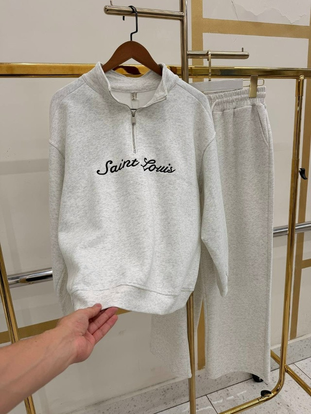 Купить Женский костюм светло-серый оптом Садовод Интернет-каталог Садовод интернет-каталог