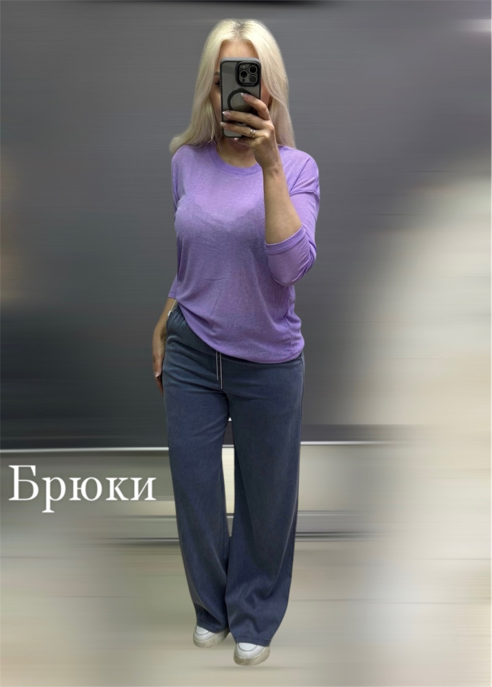 Купить Женские брюки синие оптом Садовод Интернет-каталог Садовод интернет-каталог