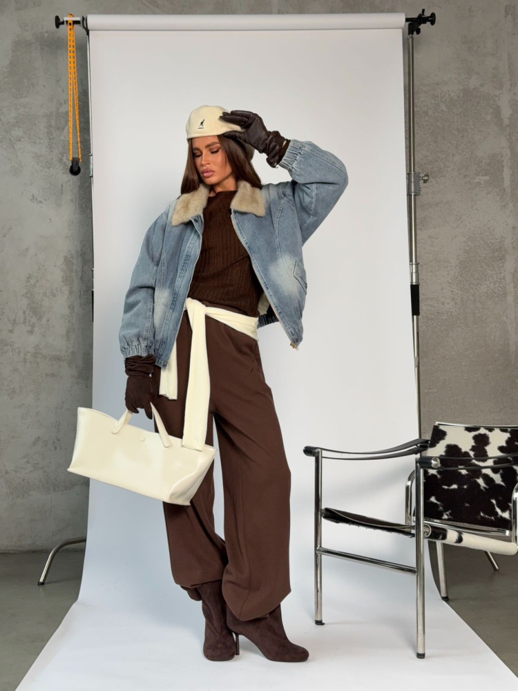 Купить Женские брюки коричневые оптом Садовод Интернет-каталог Садовод интернет-каталог