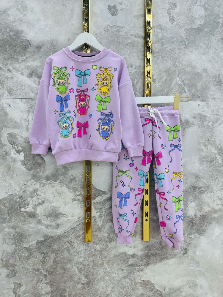 Купить Детский костюм сиреневый оптом Садовод Интернет-каталог Садовод интернет-каталог