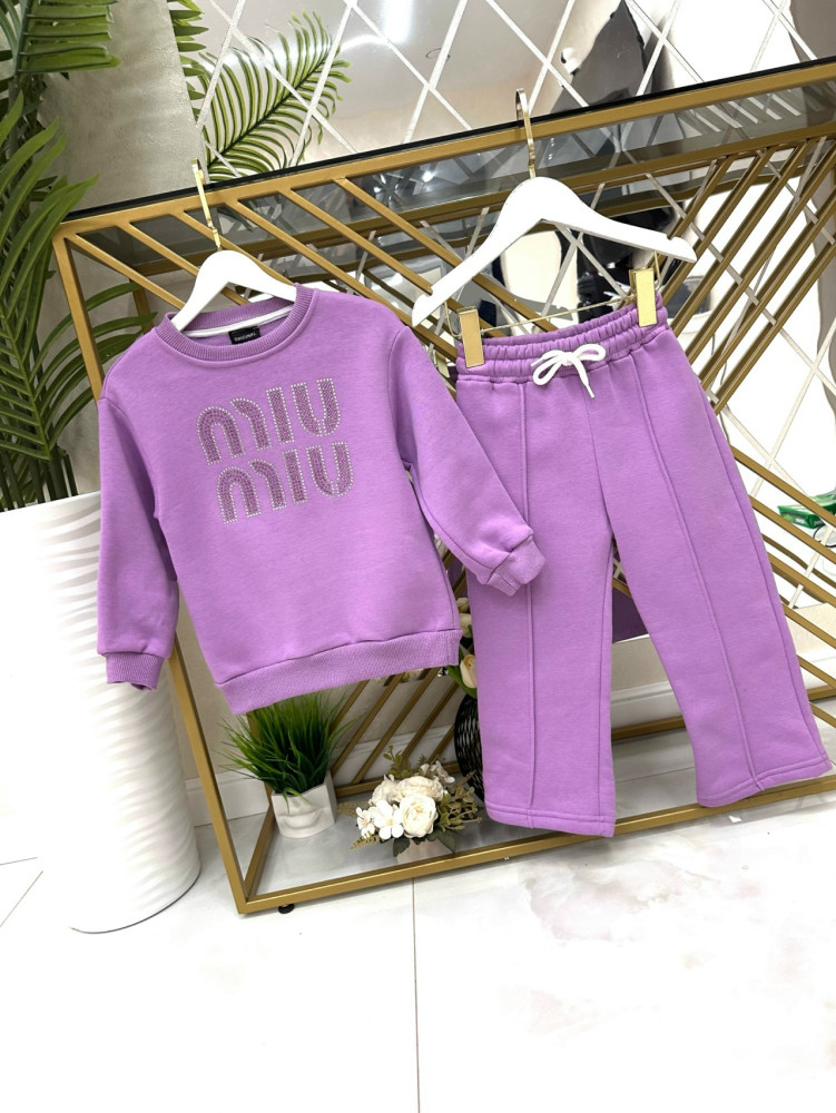 Купить Детский костюм фиолетовый оптом Садовод Интернет-каталог Садовод интернет-каталог