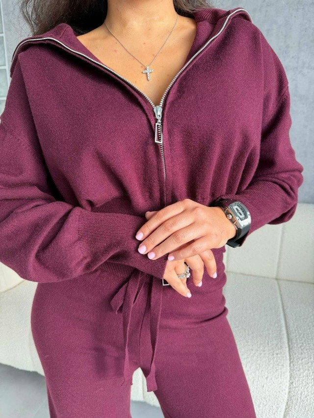 Купить Женский костюм бордовый оптом Садовод Интернет-каталог Садовод интернет-каталог