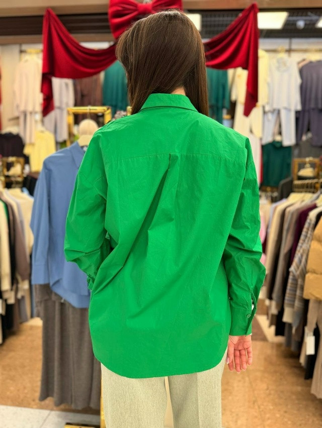 Купить Женская рубашка зеленая оптом Садовод Интернет-каталог Садовод интернет-каталог