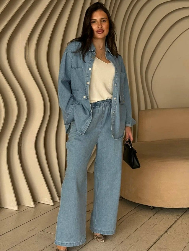 Купить Женский костюм голубой оптом Садовод Интернет-каталог Садовод интернет-каталог