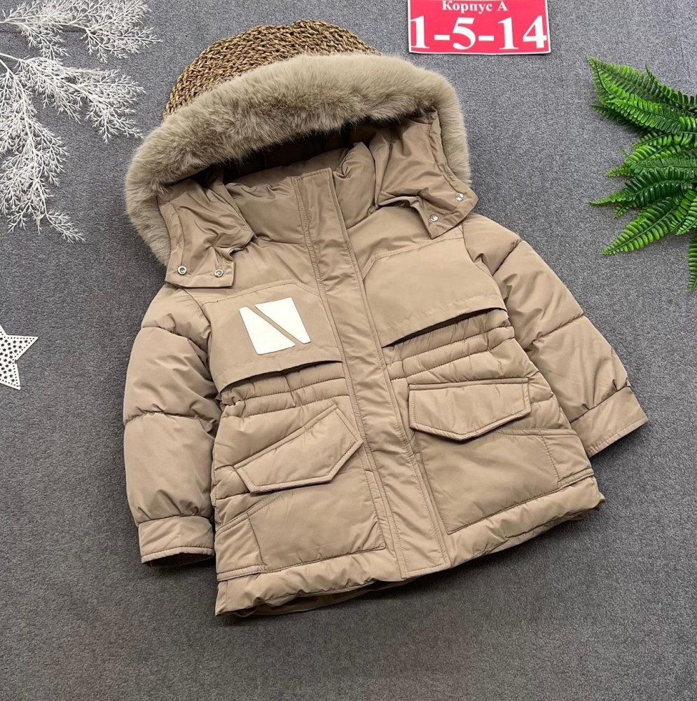Купить Куртка детская бежевая оптом Садовод Интернет-каталог Садовод интернет-каталог