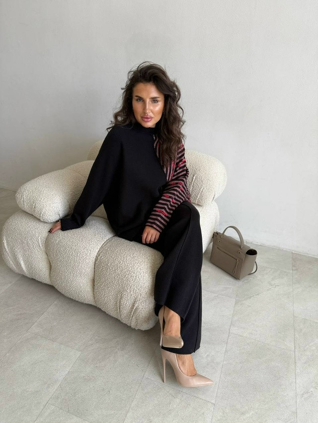 Купить Женский костюм черный оптом Садовод Интернет-каталог Садовод интернет-каталог