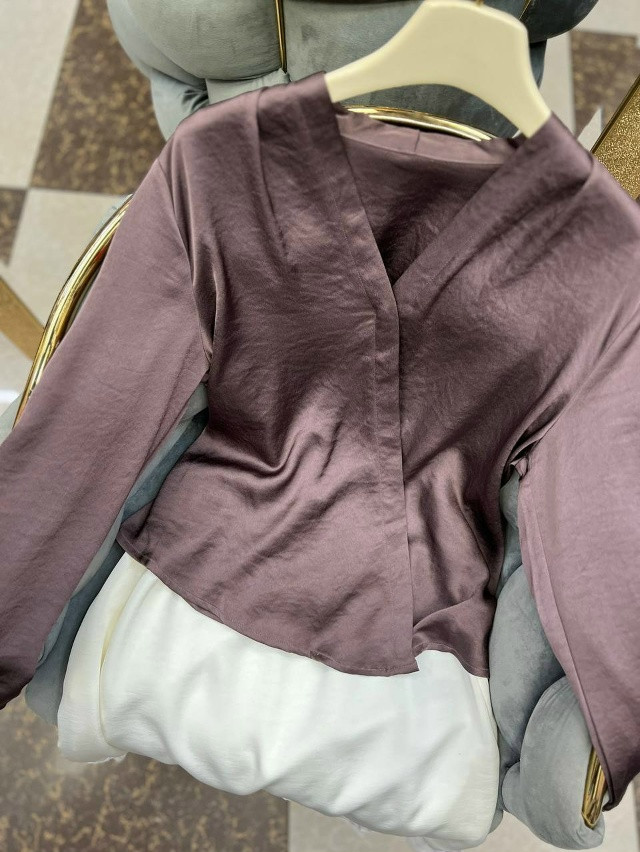 Купить Блузка фиолетовая оптом Садовод Интернет-каталог Садовод интернет-каталог