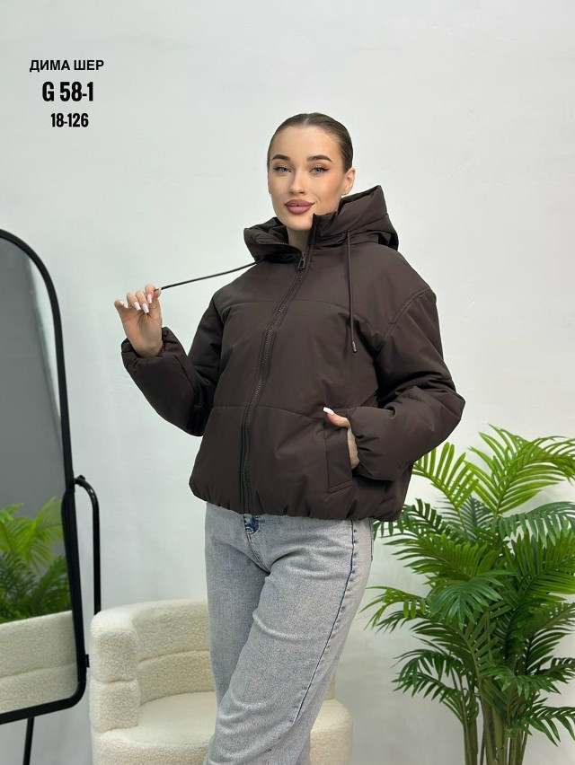 Купить Куртка женская коричневая оптом Садовод Интернет-каталог Садовод интернет-каталог