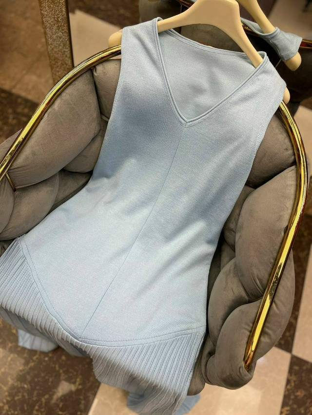 Купить Платье голубое оптом Садовод Интернет-каталог Садовод интернет-каталог