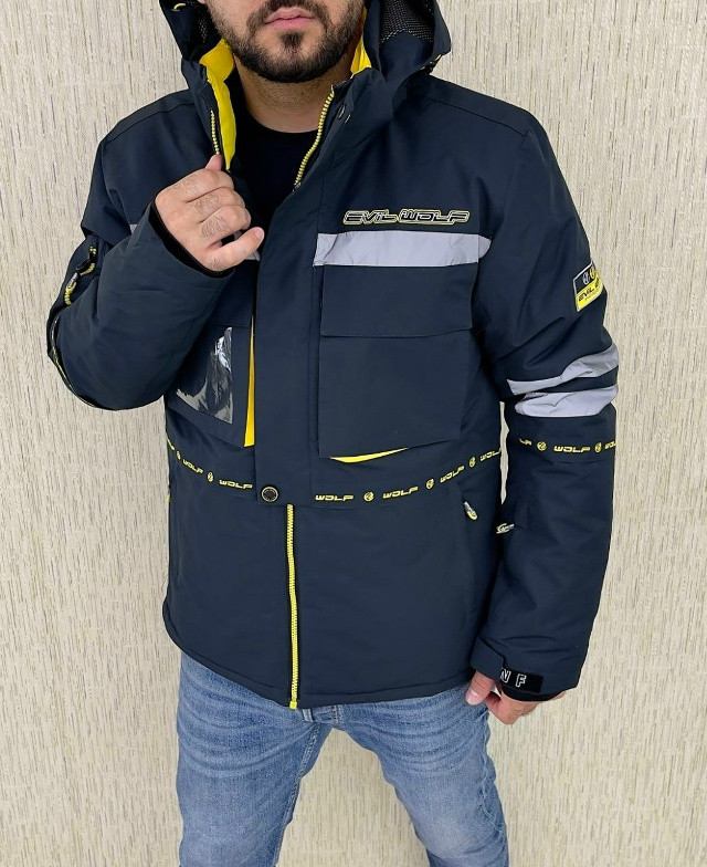 Купить Куртка мужская синяя оптом Садовод Интернет-каталог Садовод интернет-каталог