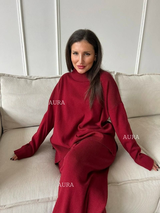 Купить Женский костюм бордовый оптом Садовод Интернет-каталог Садовод интернет-каталог