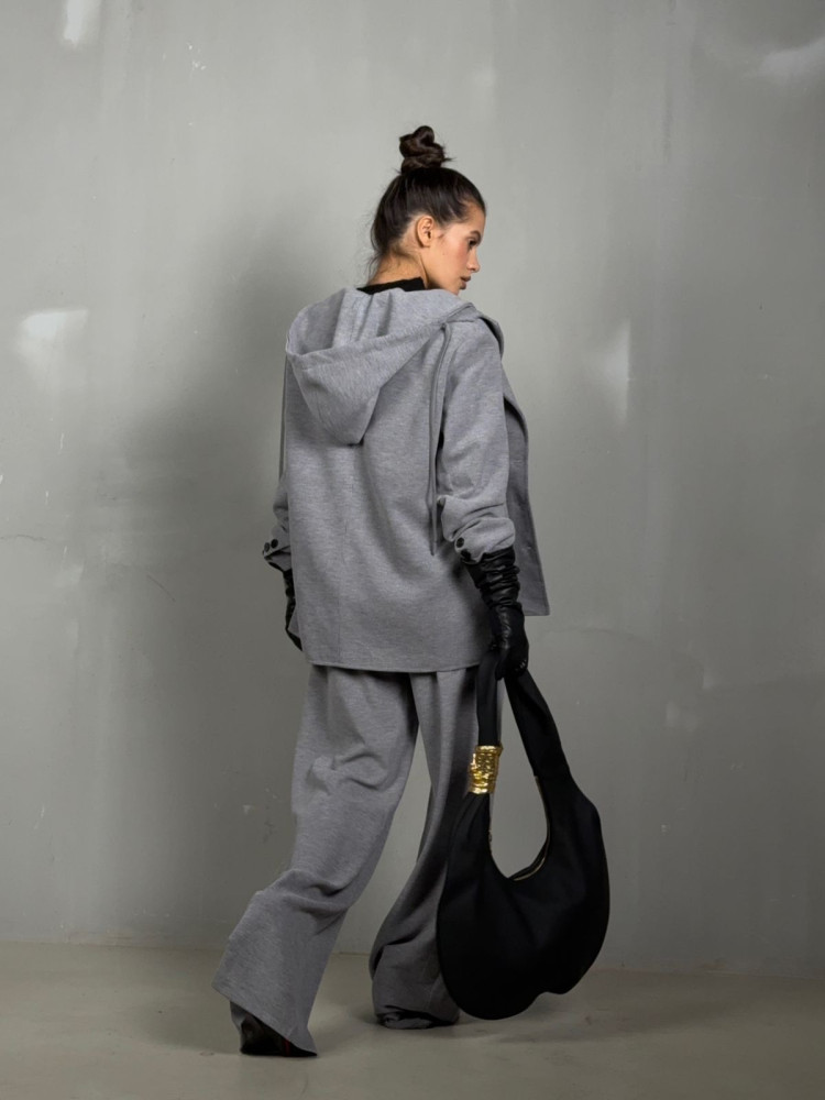 Купить Женский костюм серый оптом Садовод Интернет-каталог Садовод интернет-каталог