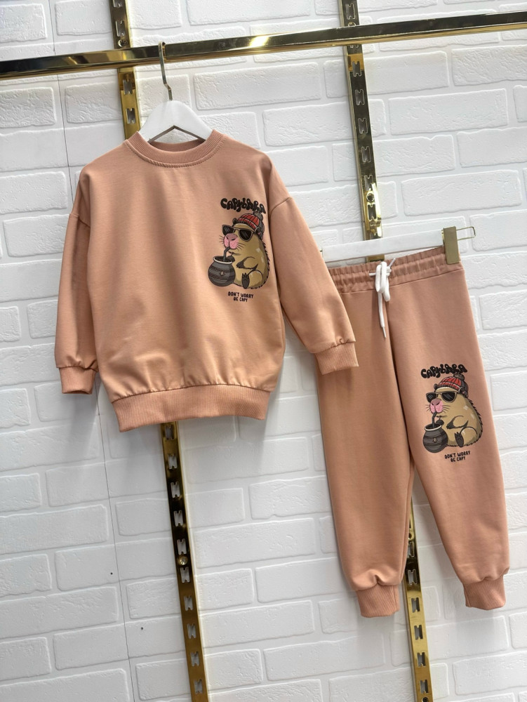 Купить Детский костюм бежевый оптом Садовод Интернет-каталог Садовод интернет-каталог